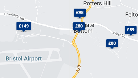 hotels and parking bristol airport